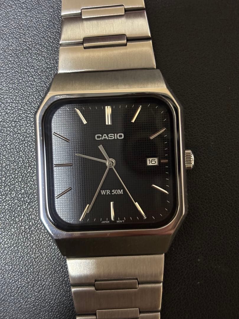 チープCASIO スタンダードMTPB185Dブラック