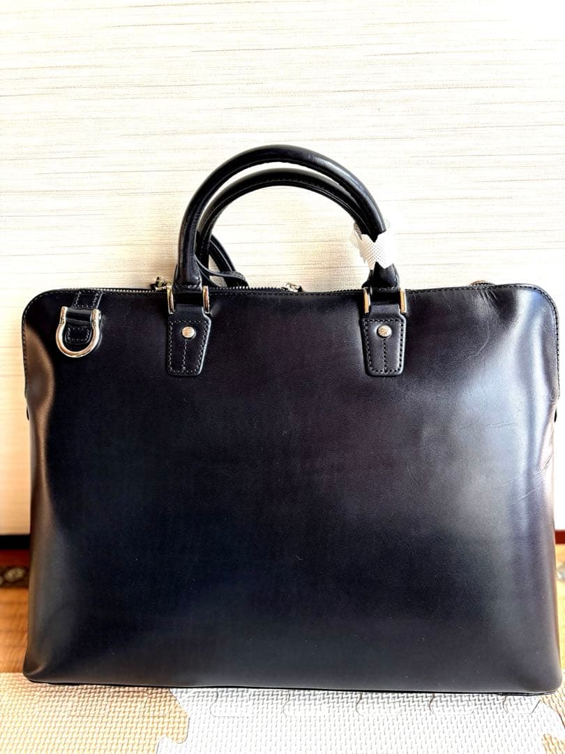 【新品】ビジネスバッグ【JOYA】ネイビー　牛革　未使用