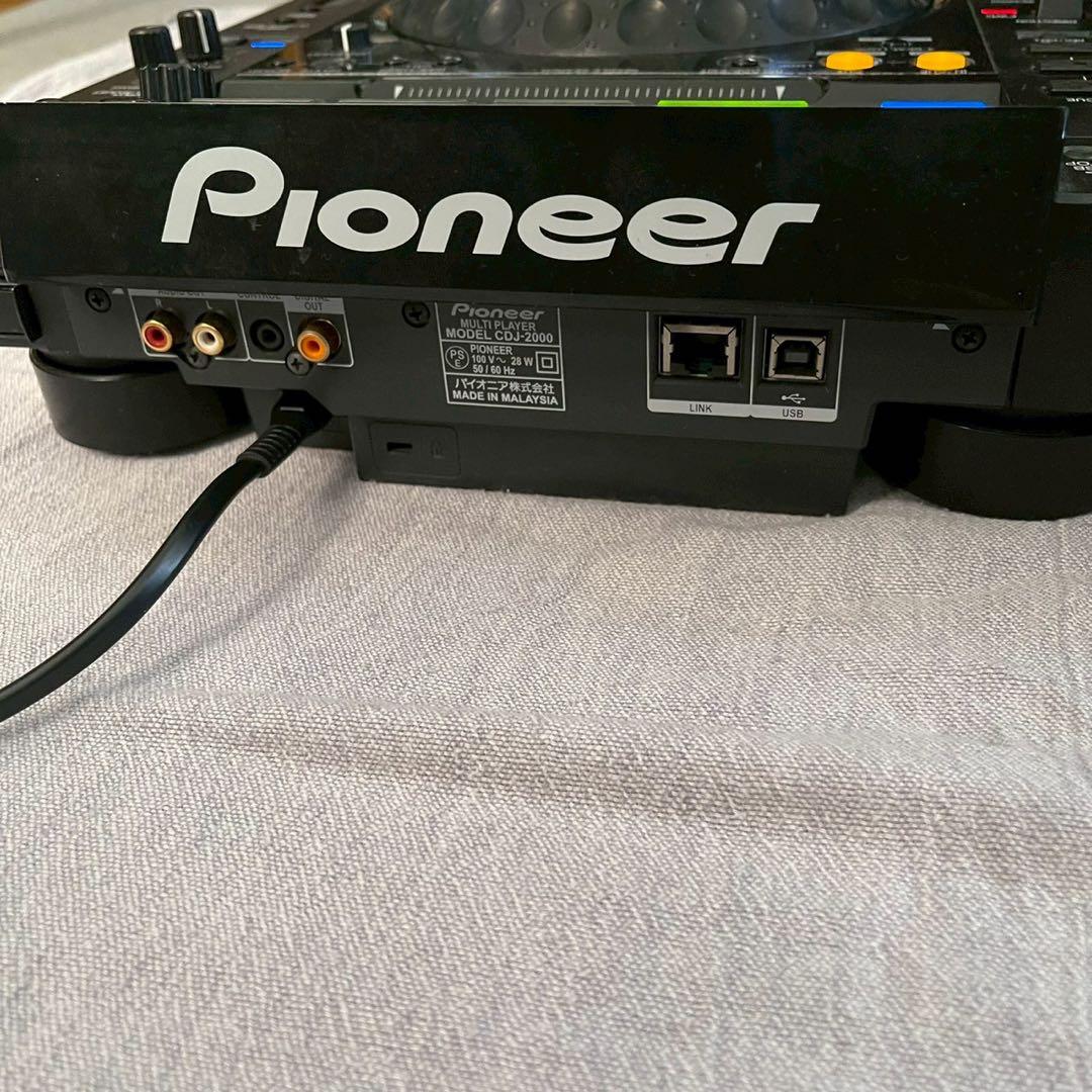 【動作良好】Pioneer CDJ-2000 ×2台セット／メンテ済スタンド付き