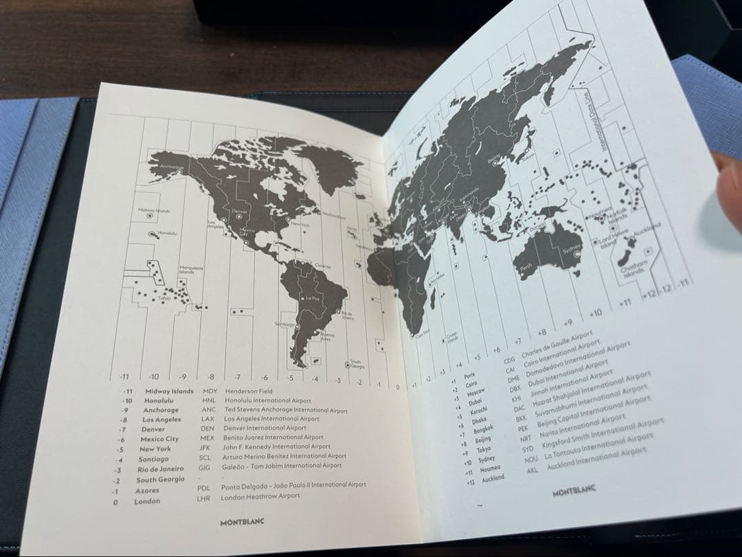未使用品★モンブラン オーグメントペーパー ライトブルー　ボールペン　ノート付