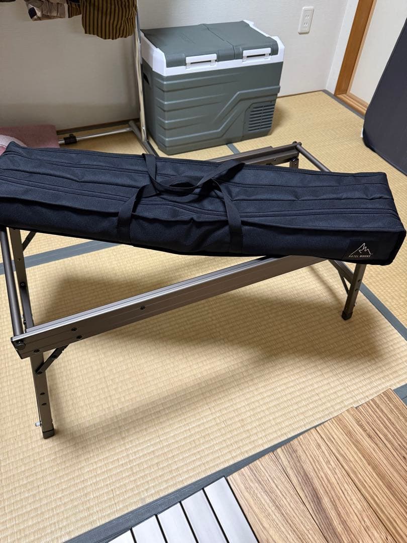 ラーテルワークスウッドパネルテーブル(アッシュグレイ)