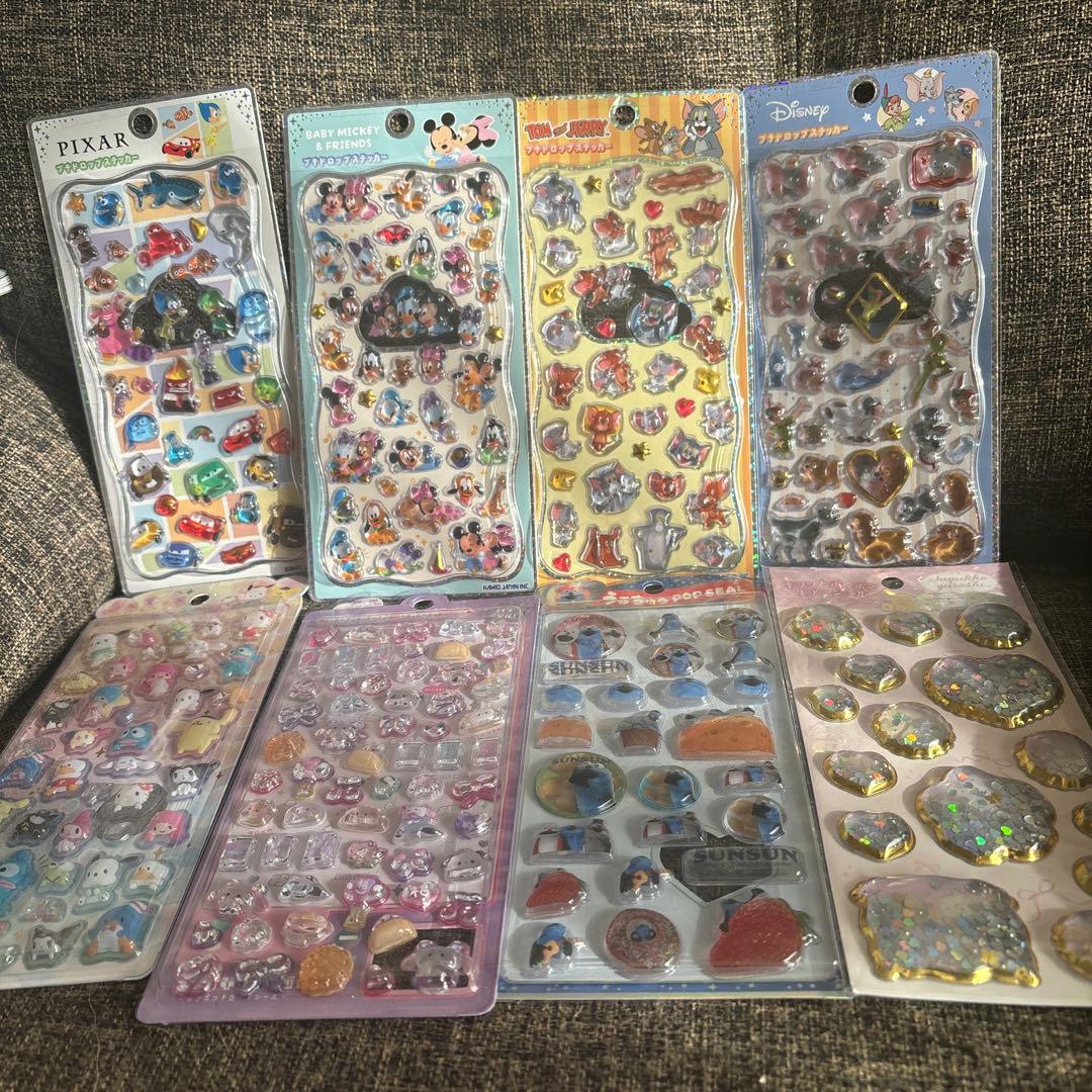 プチドロップステッカー　ディズニー他ボンボンドロップ
