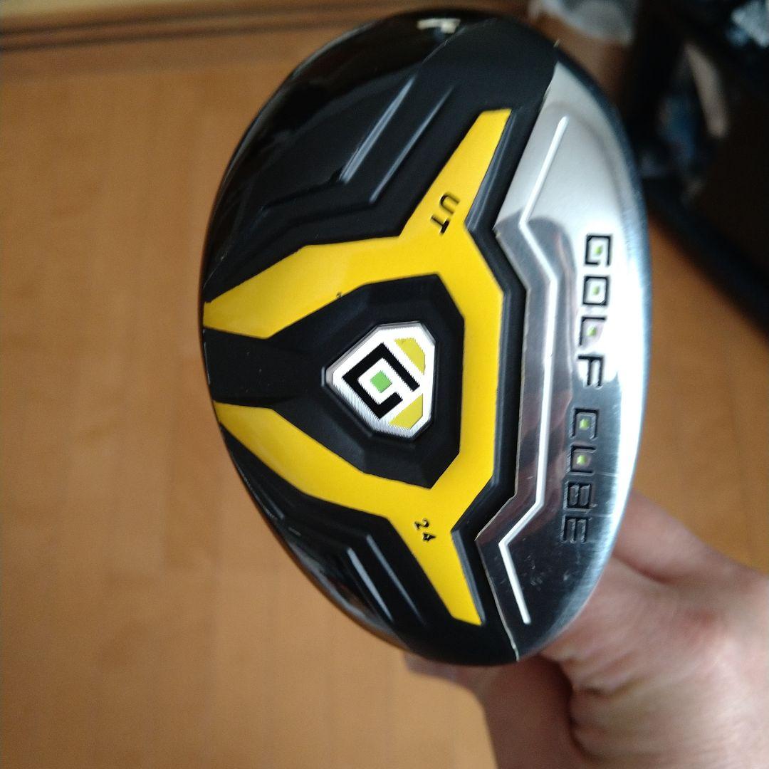 GOLF CUBE ゴルフバッグ+ クラブ１０本+新品ゴルフボール３ダース付