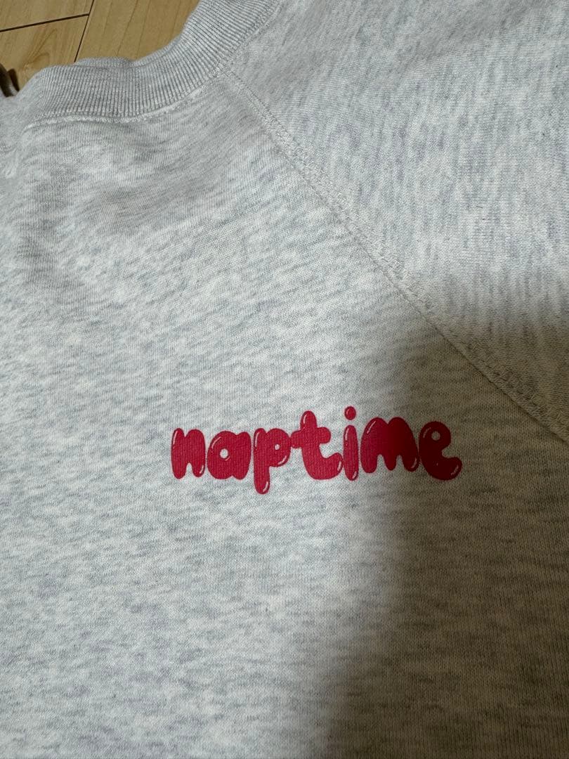 naptime ナップタイム　2024 プルオーバー　スウェット　Lサイズ