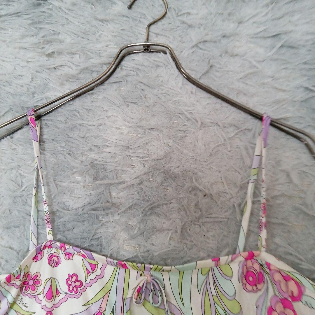 ​シルク100% EMILIO PUCCI キャミソール プッチ柄 LVJタグ