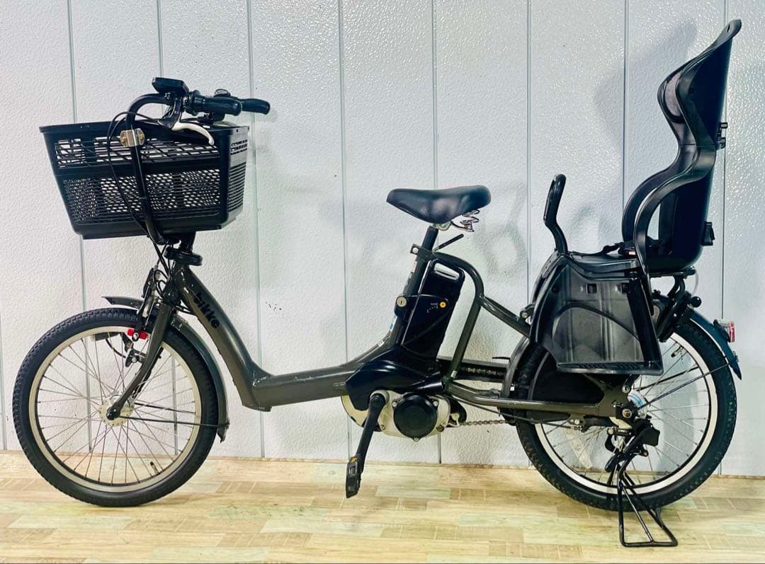 3234ブリヂストン8,9アンペア　3人乗り対応子供乗せ　電動アシスト自転車