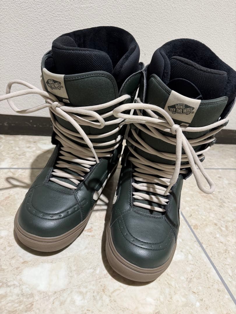 【未使用】VANS スノーボードブーツ ダークグリーン 28.0㎝