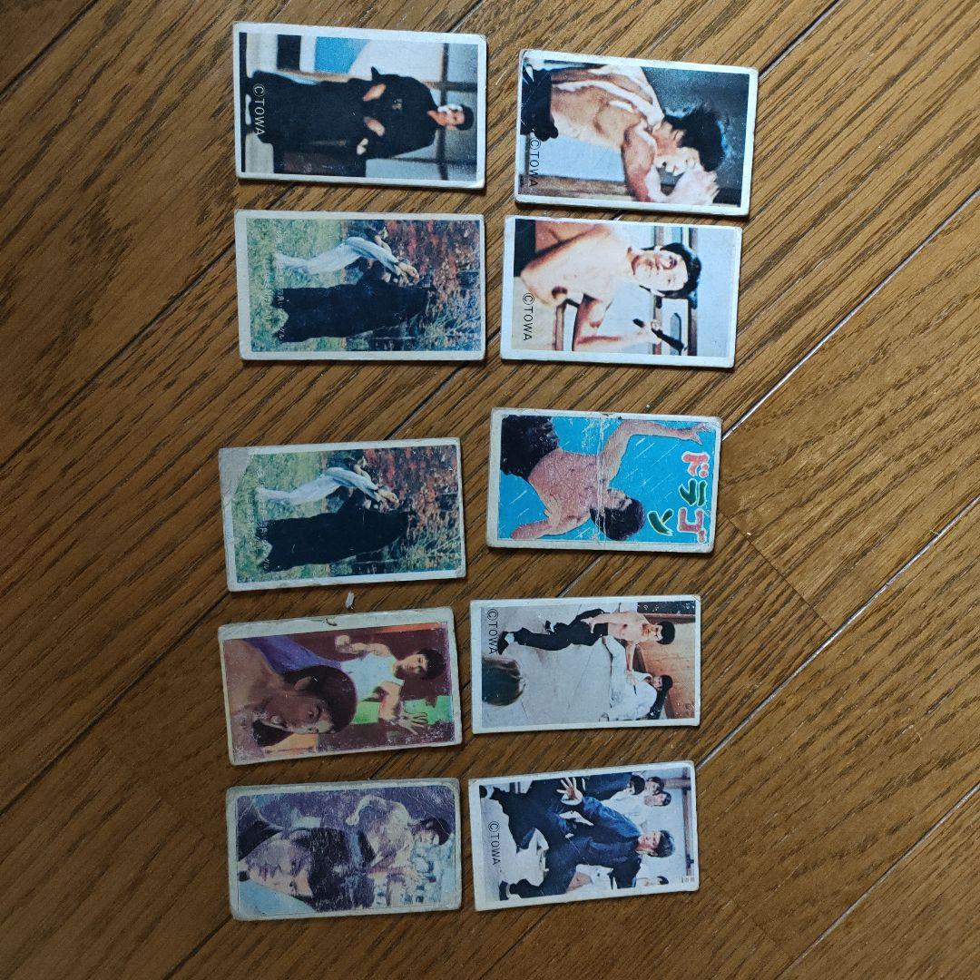 ドラゴン　ブルース・リー　面子 トレーディングカード 10枚セット