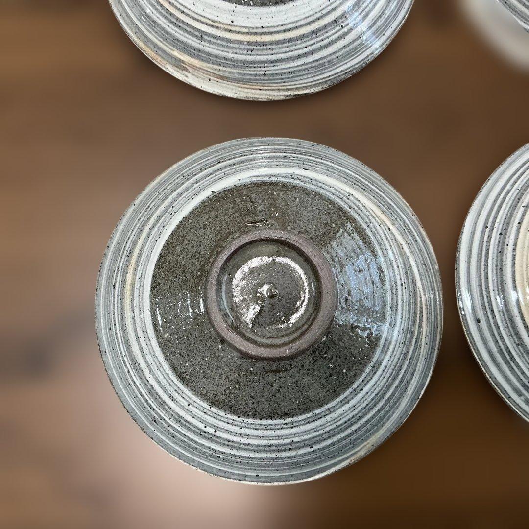 中里隆　隆太窯 唐津刷毛目皿揃　5客