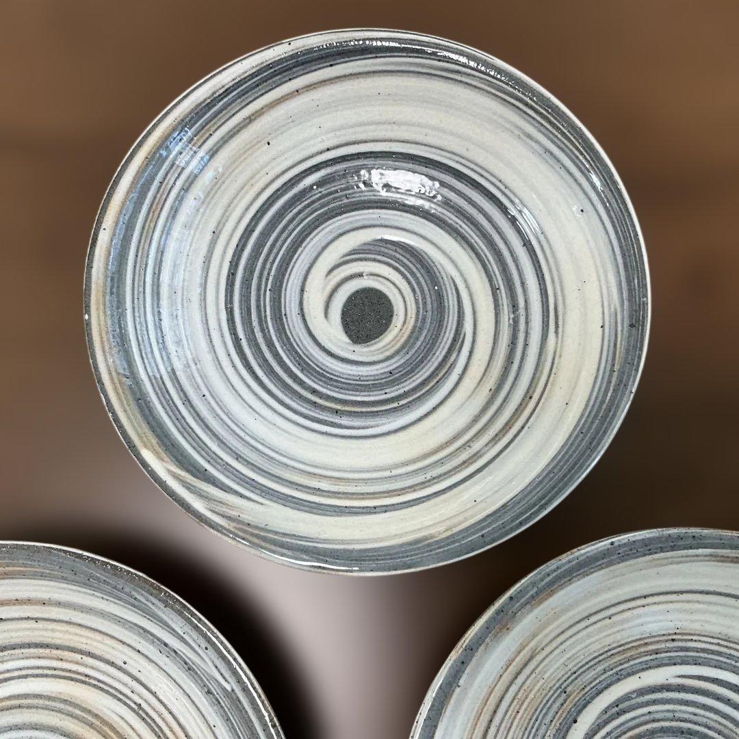 中里隆　隆太窯 唐津刷毛目皿揃　5客