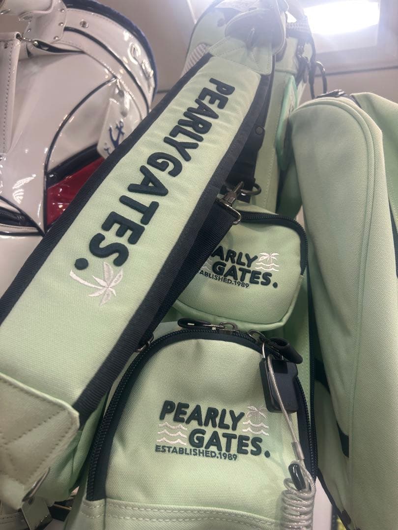 PEARLY GATES ゴルフバッグ・キャディバッグ ミントグリーン