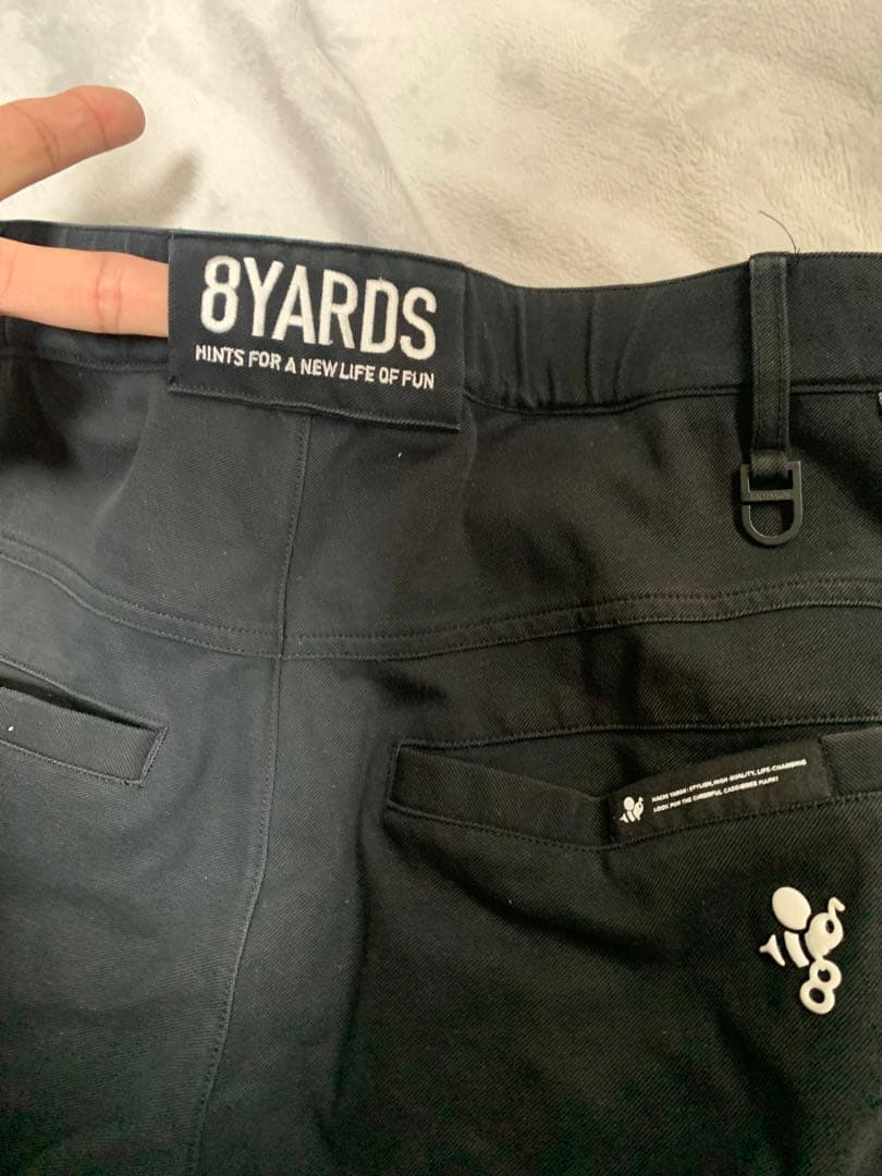 8 YARDS 黒 ショートパンツ