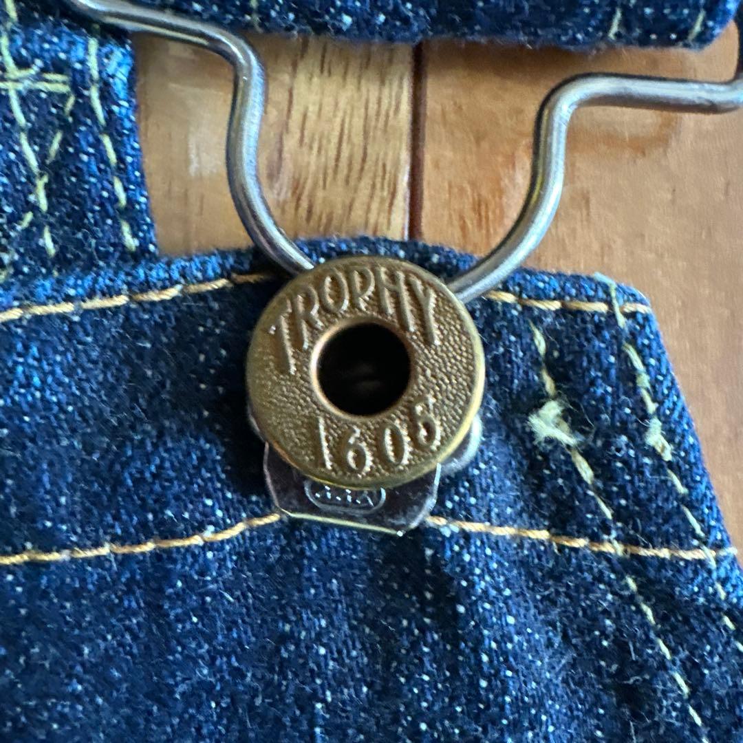 TROPHY CLOTHING ダブルニーオーバーオール1605