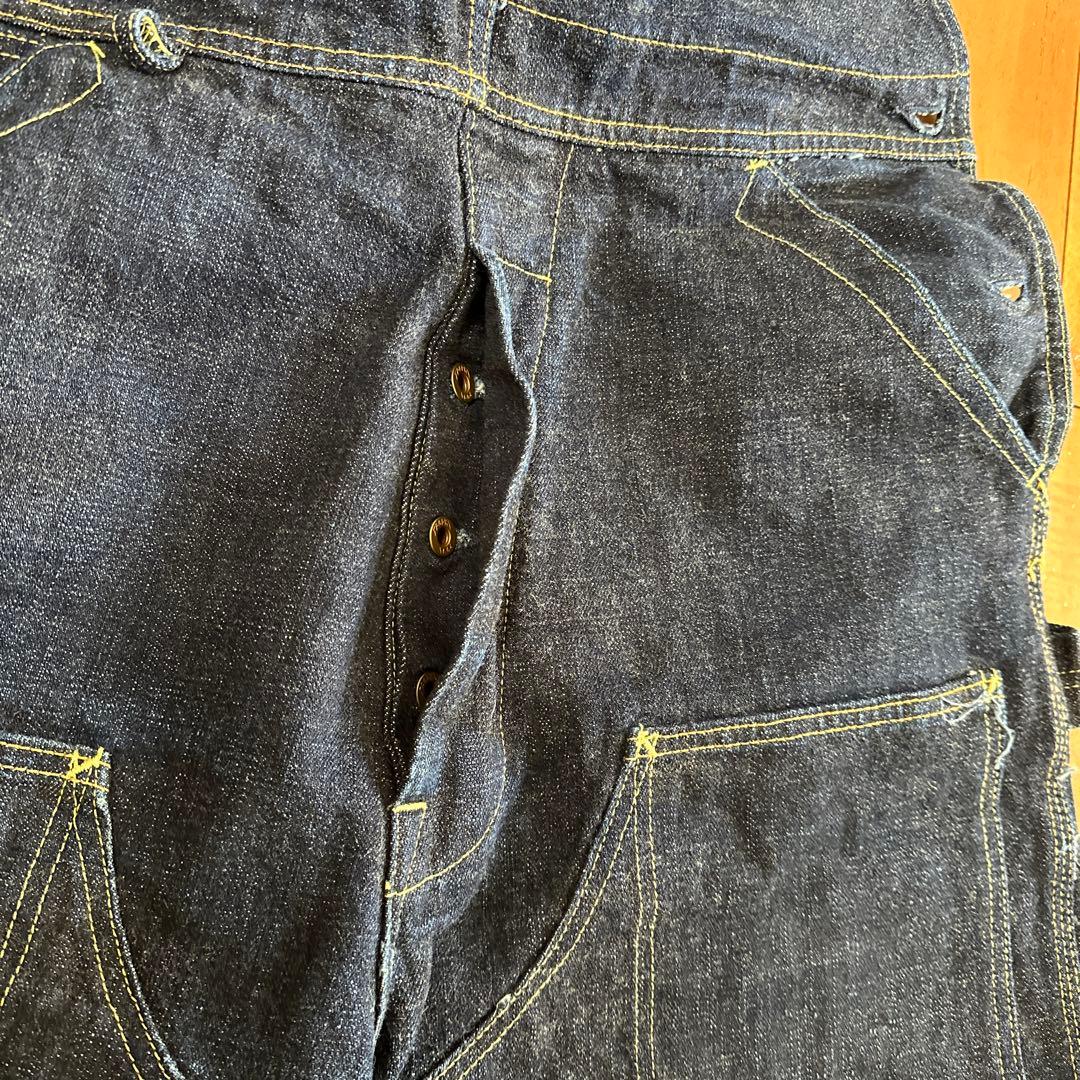 TROPHY CLOTHING ダブルニーオーバーオール1605