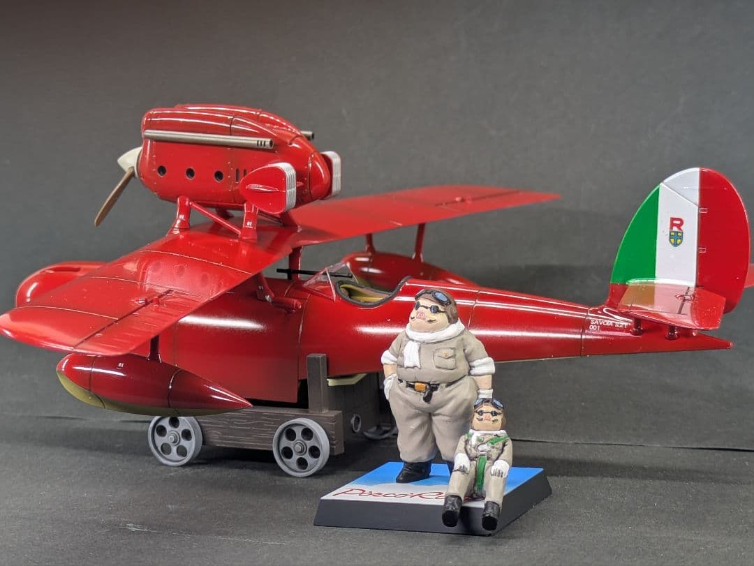 紅の豚　1/48 サボイアS21 プラモデル完成品