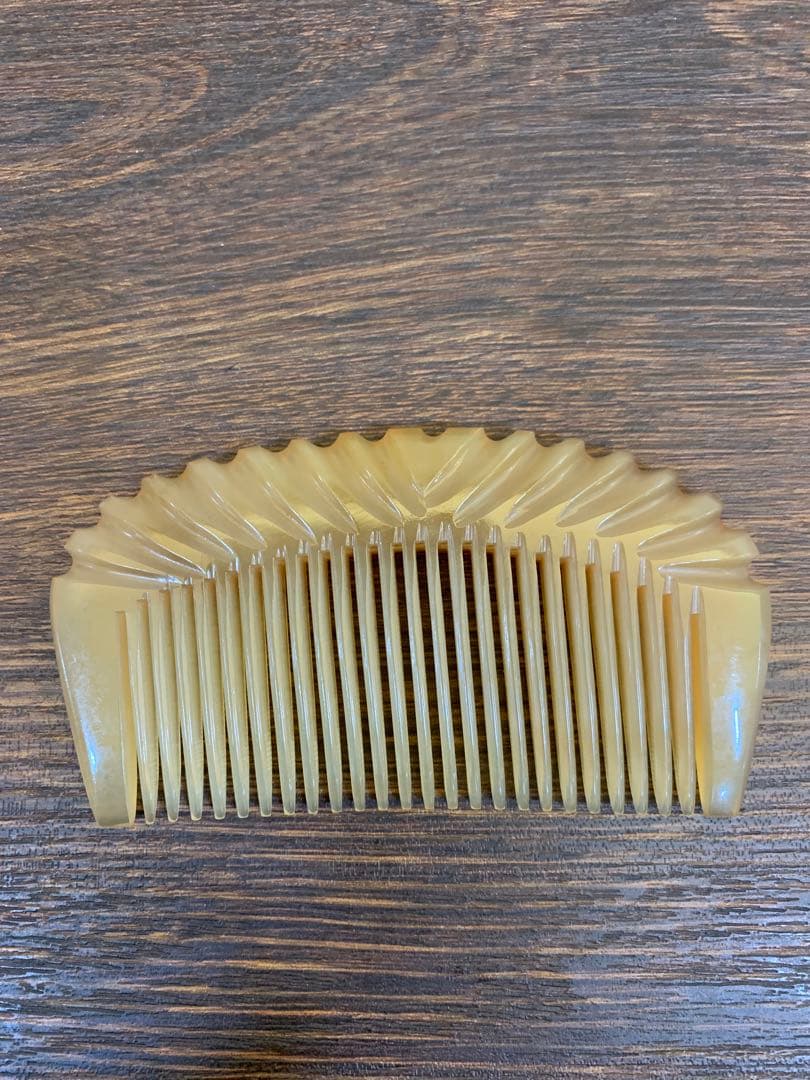 シープホーンコーム　ポケットタイプ　天然角　羊角