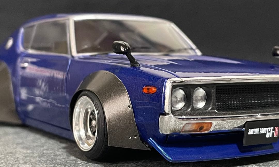 1/24 アシェット 国産名車 スカイライン ケンメリ 旧車 改造車 カスタム