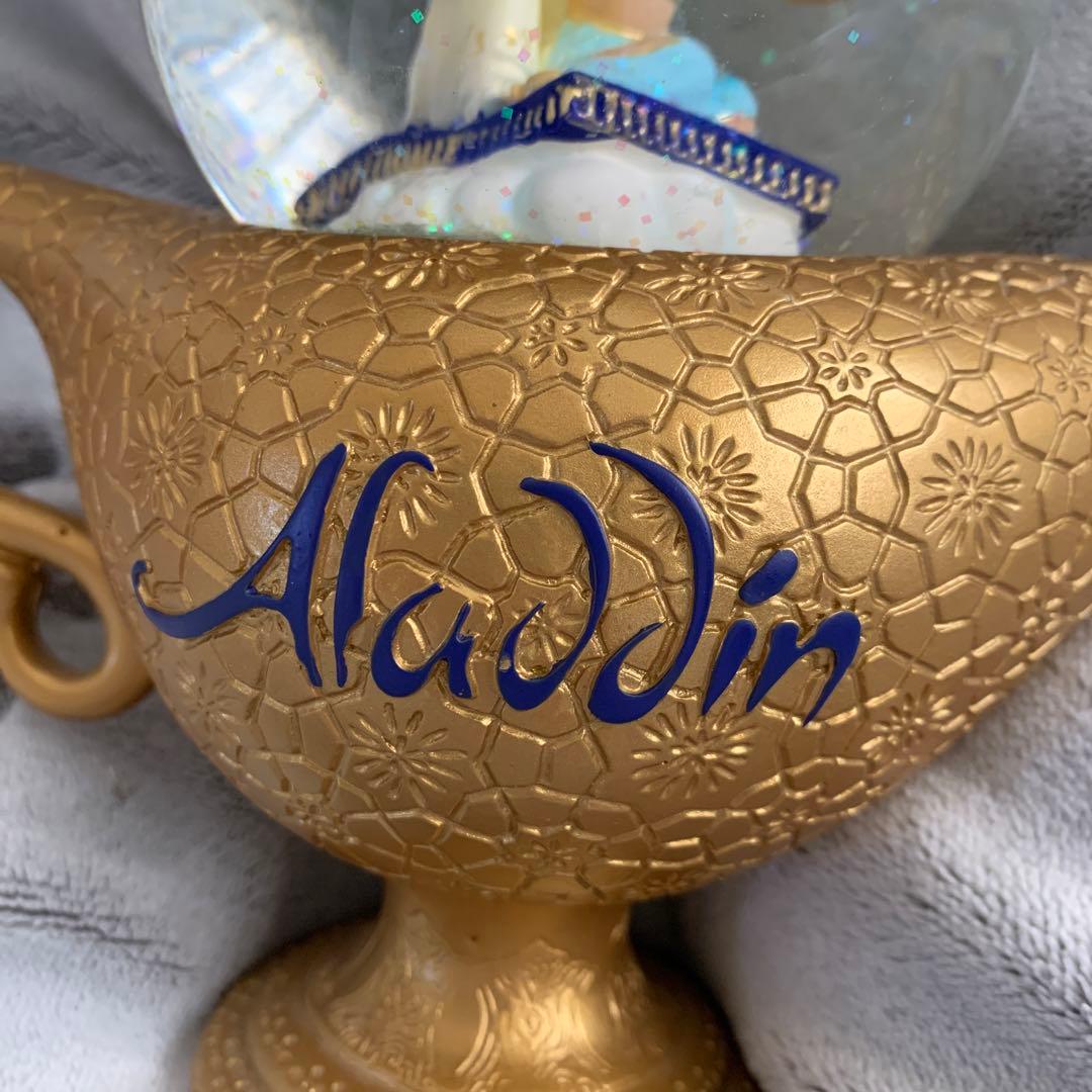レア アラジン ディズニー スノードーム オルゴール　ニューヨーク