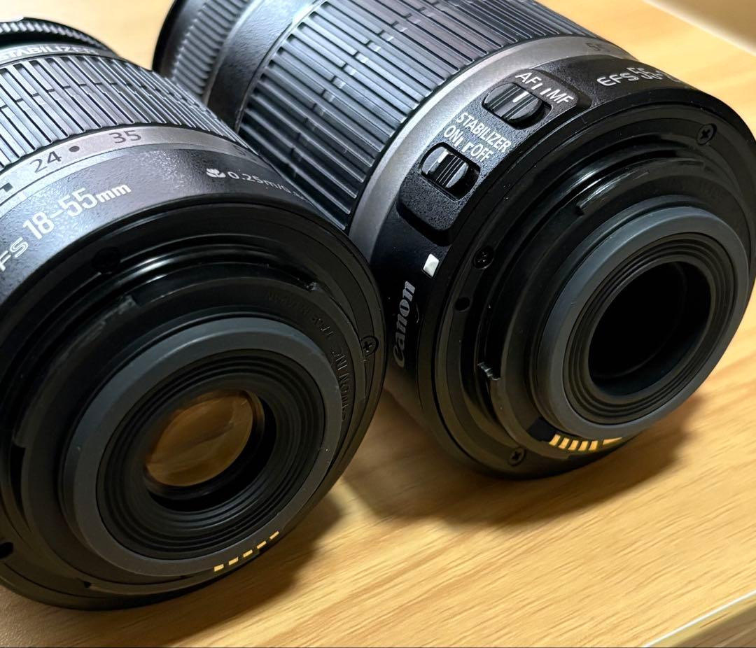 Canon EOS Kiss X4 一眼レフカメラ ダブルレンズ