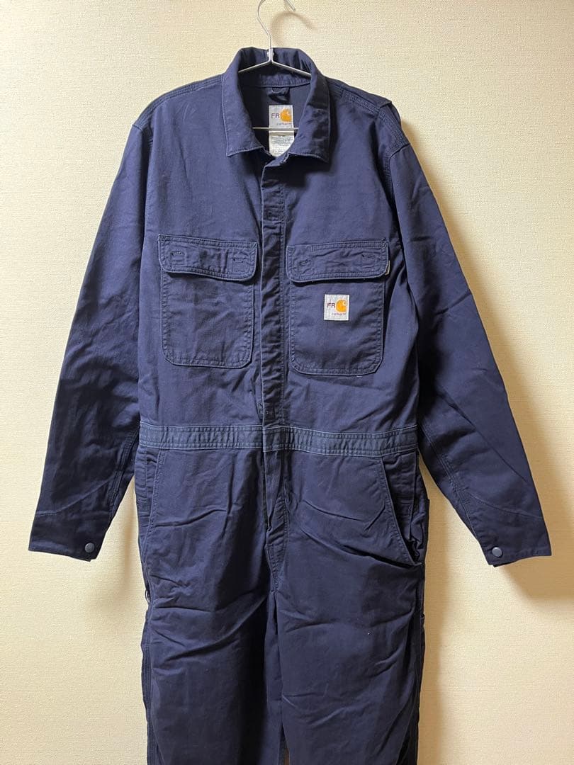 2012年 メキシコ製 Carhartt FR オールインワン つなぎ M〜L