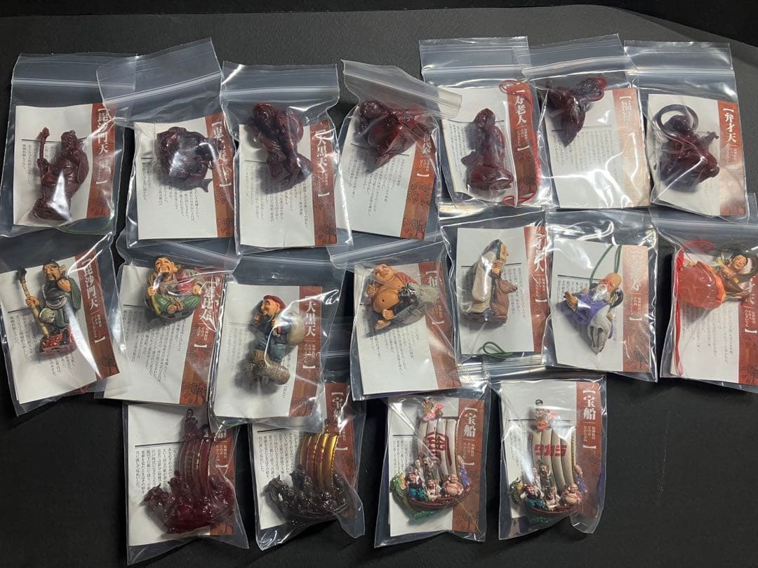 【海洋堂】福神根付　全18種セット　タカラ