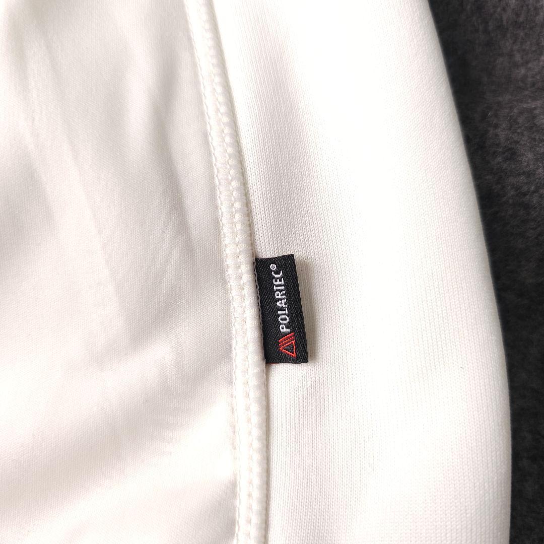 BRIEFING 裏起毛 異素材 ナイロン 長袖 モックネックスニードトレーナー