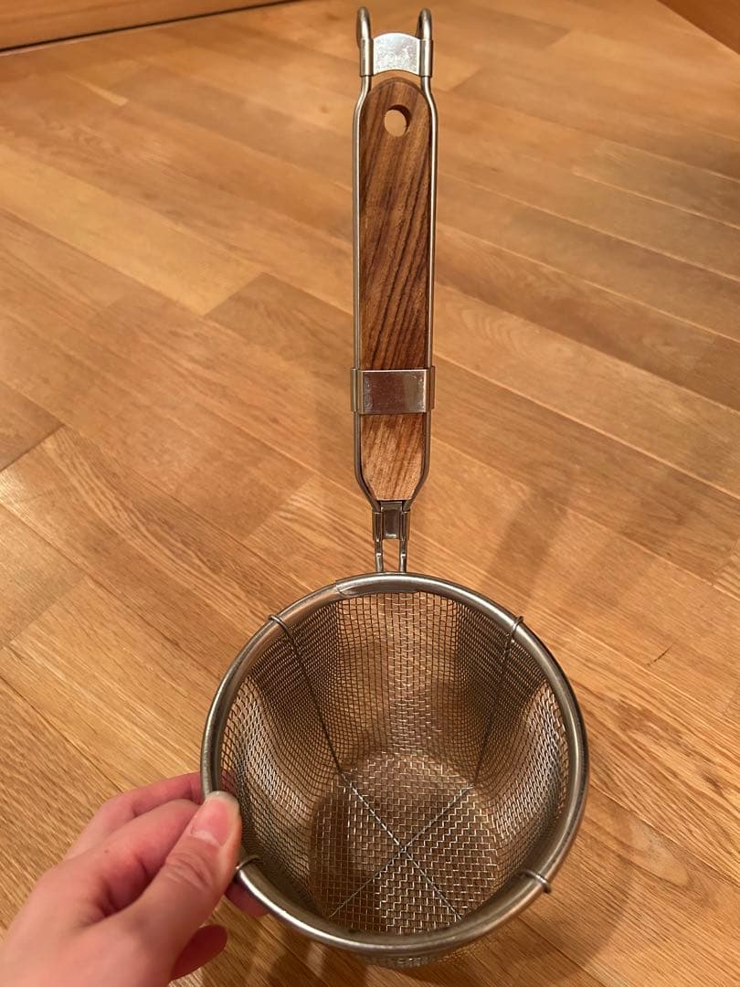 よ*ー様 ステンレス 茹で鍋 テボ2個セット 蓋付き 業務用