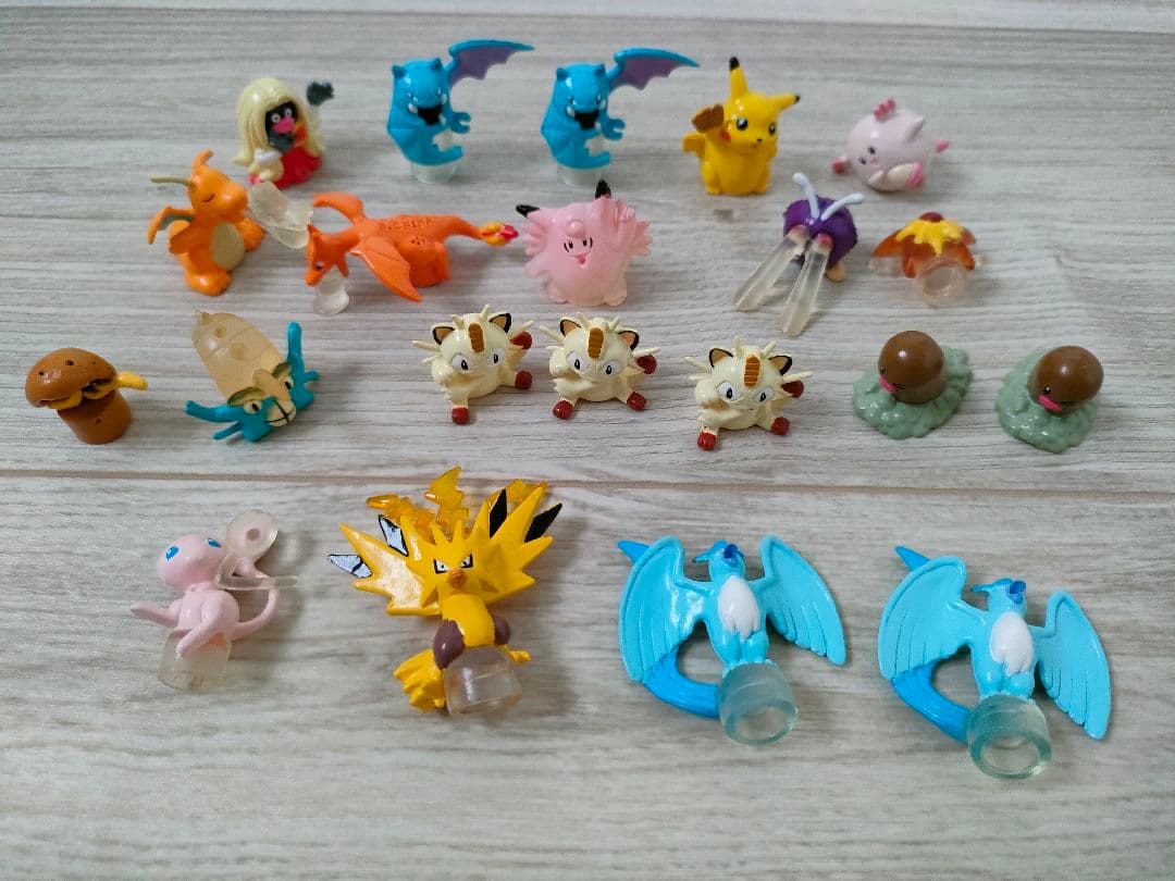 ポケモン フィギュア ガチャガチャ 必殺技 フルカラー レトロ