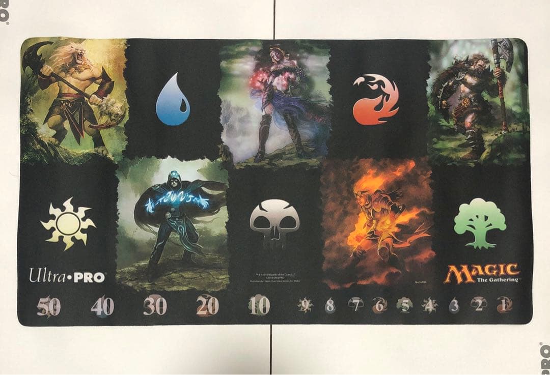 プレイマット mtg プレインズウォーカー ジェイス リリアナ ガラク アジャニ