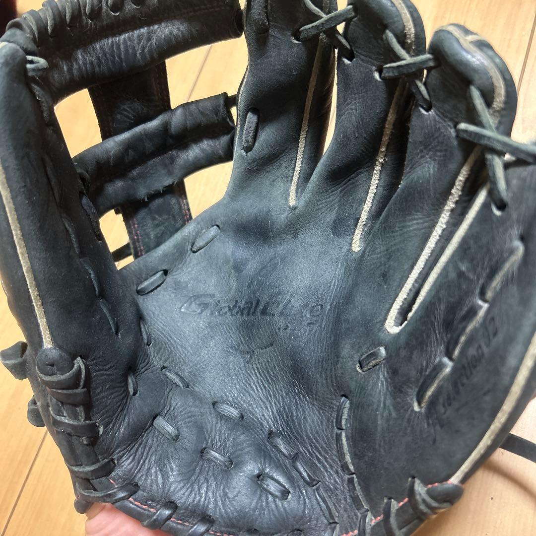 軟式野球グローブ赤黒MIZUNOグローブ3個セット