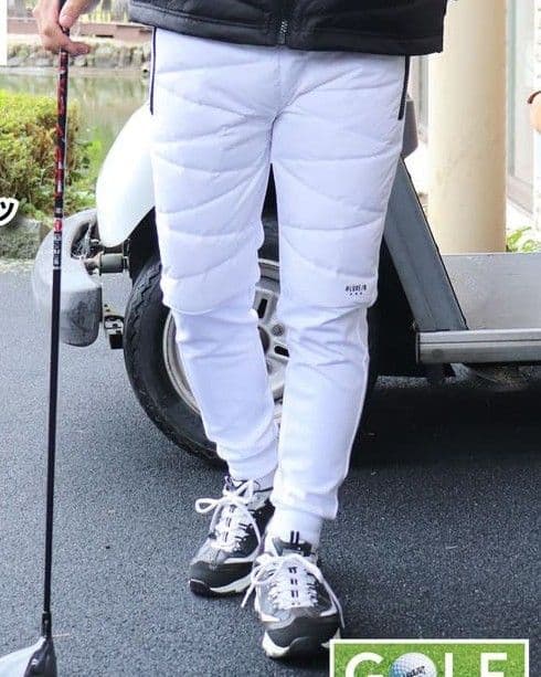 [サンプルSALE /D332 ] LUXE/R ダウン×ポンチ切り替えパンツ