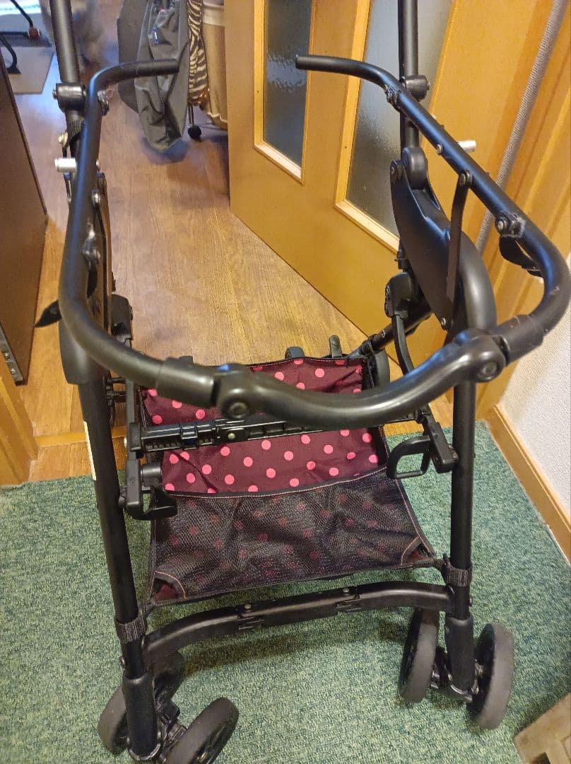 Compet コムペットミリミリ ルビードット 軽量分離型ペットカート