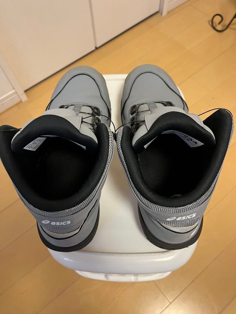 ASICS BOAシステム ハイカット安全靴 グレー