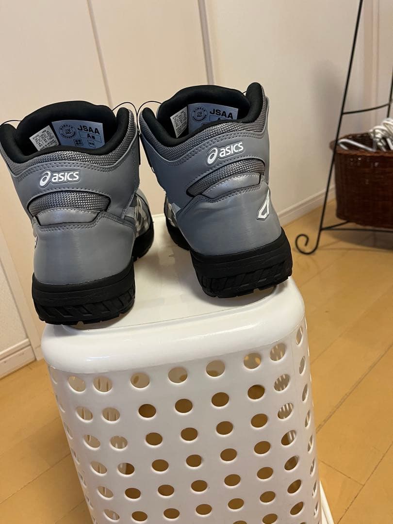 ASICS BOAシステム ハイカット安全靴 グレー