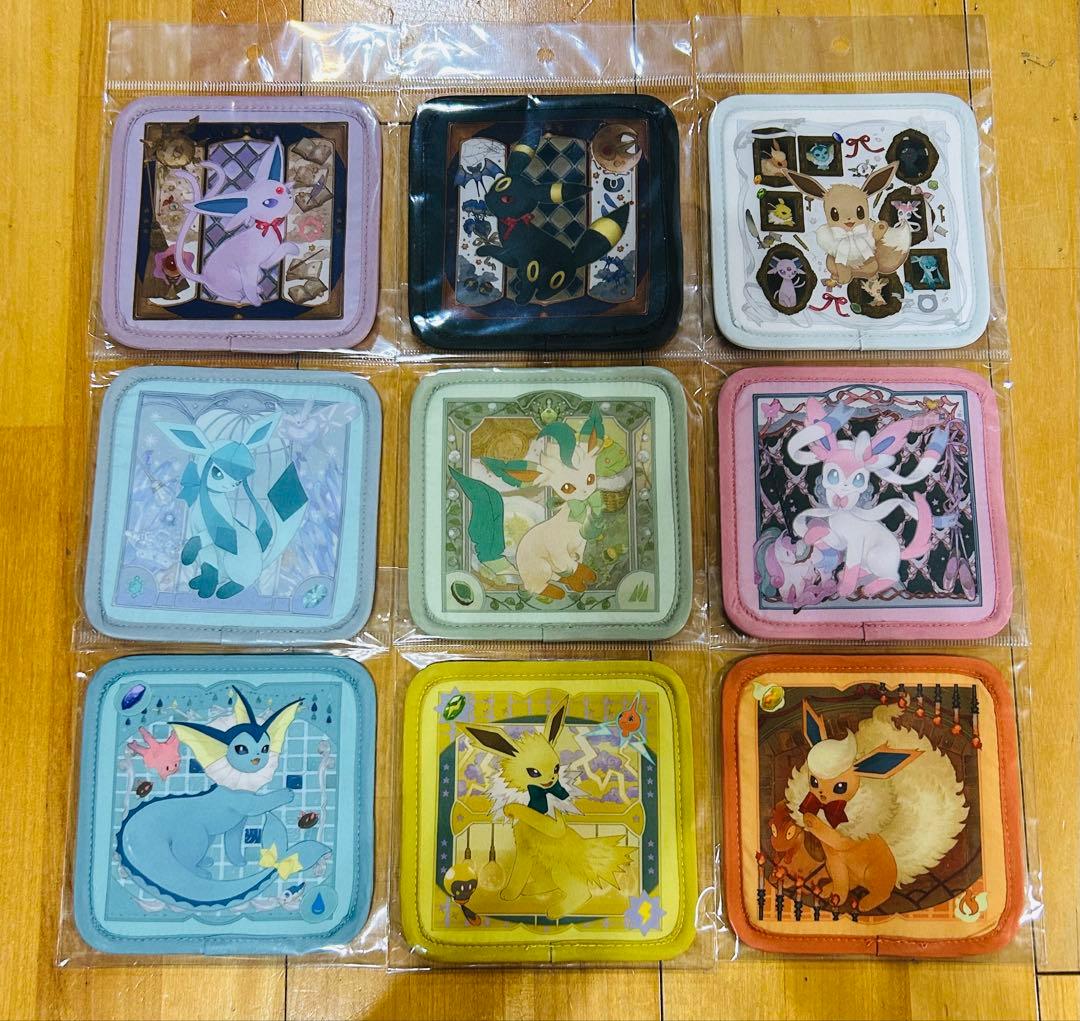 ポケセン　ポケモンセンター　イーブイコレクション　コースター　コンプセット　新品