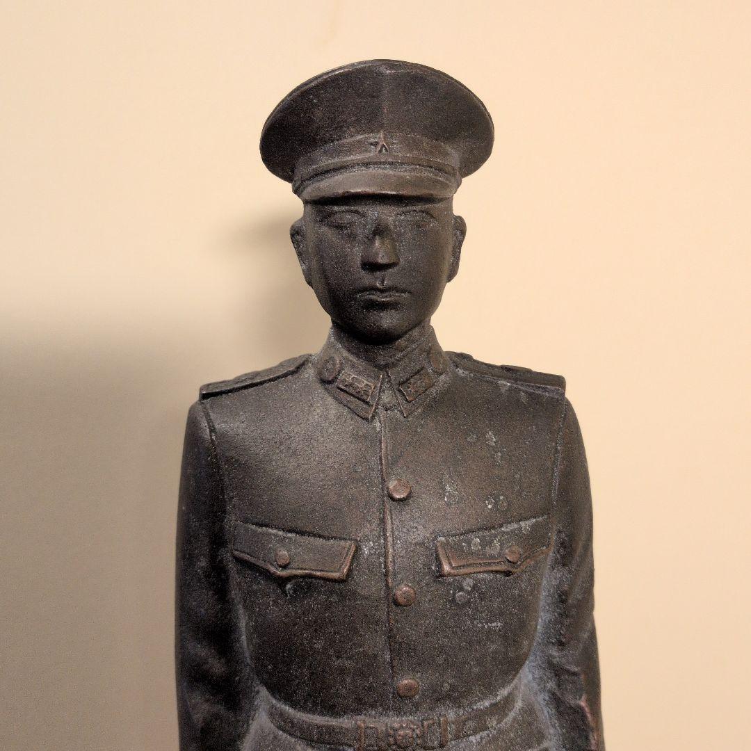 軍人像　人物不明　４０センチ