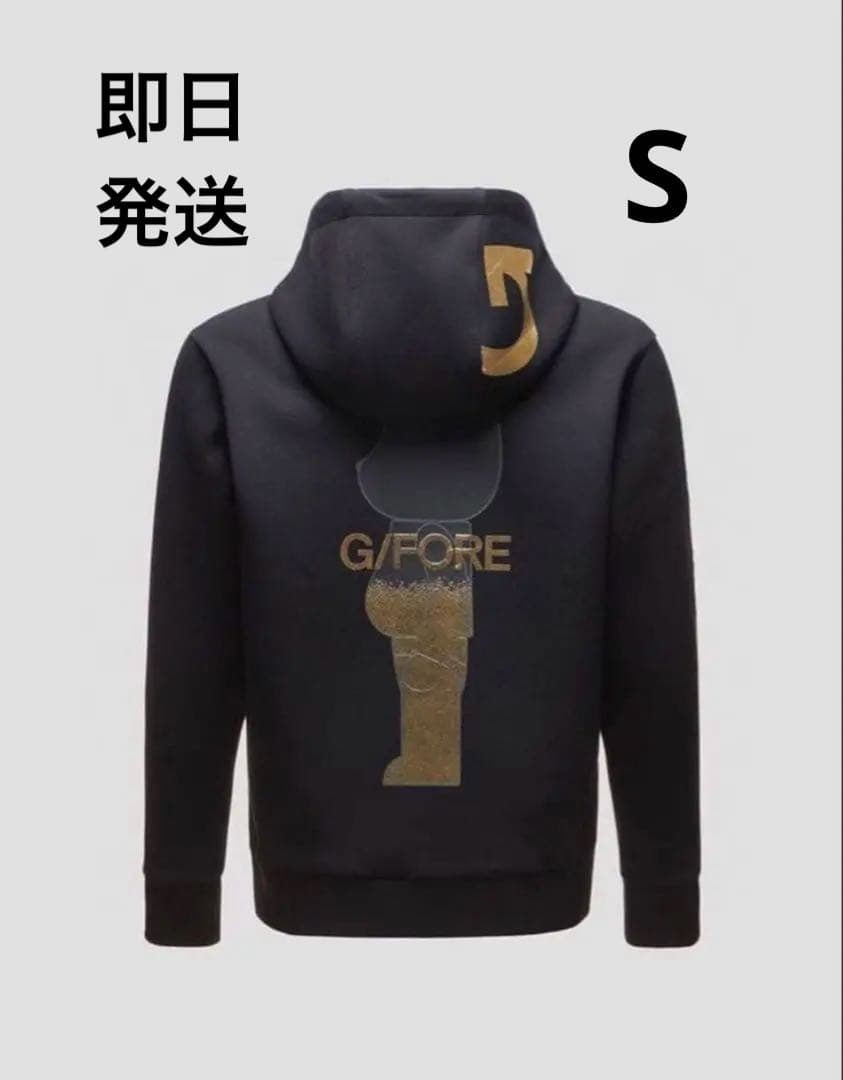 g/fore パーカー　ブラック S ジーフォア　即日発送