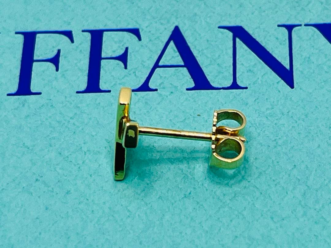 c881 美品　ティファニー　パロマピカソ　K18YG キス　X クロス　ピアス