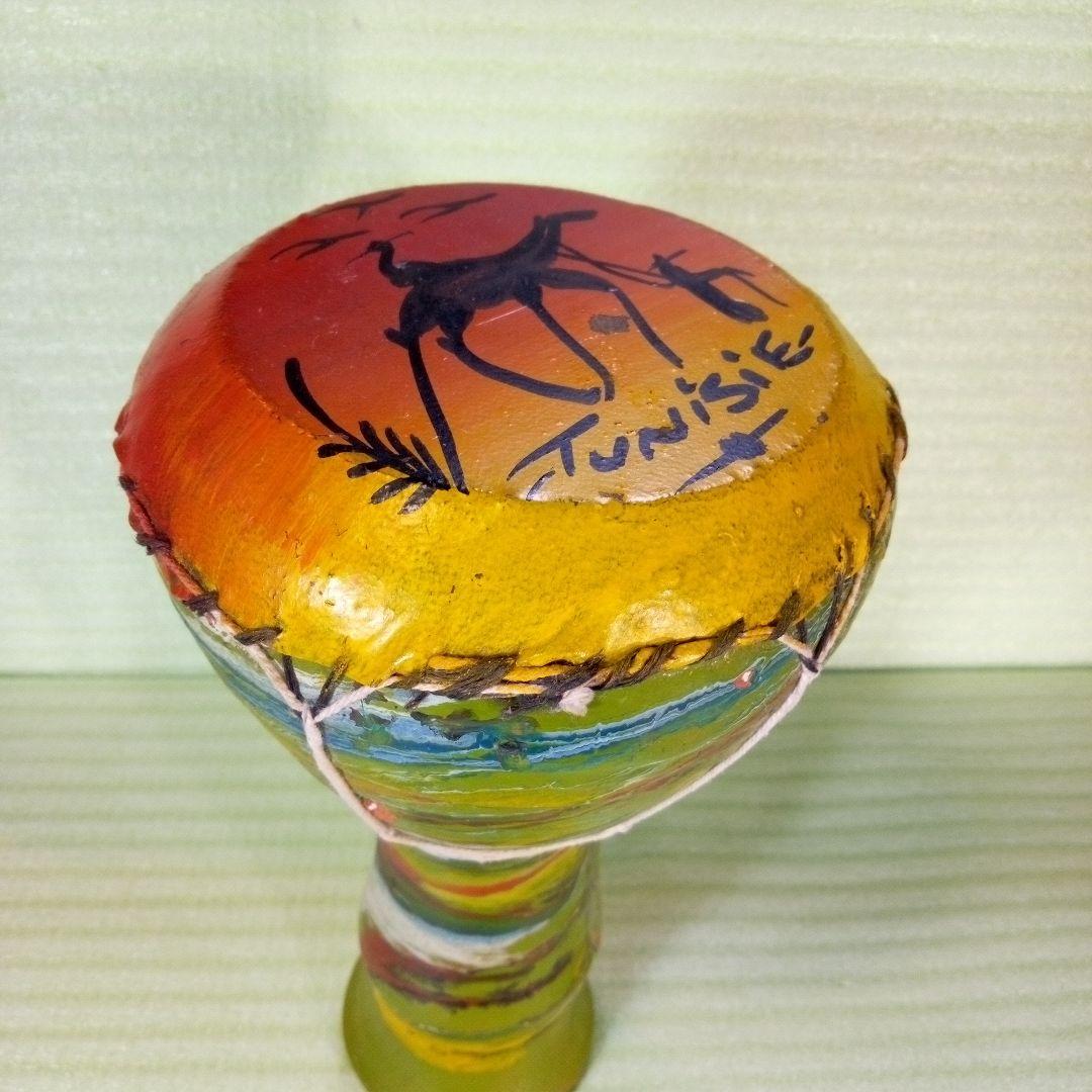 TunisiE　チュニジア　太鼓　アンティーク　オブジェ　インテリア