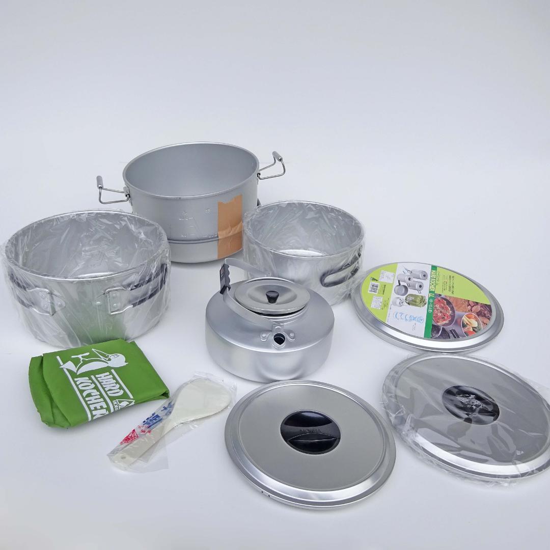 新品未使用廃盤ＭＯＲＩＴＡ森田製作所ハードコッヘルアルミクッカー8人10人用LL