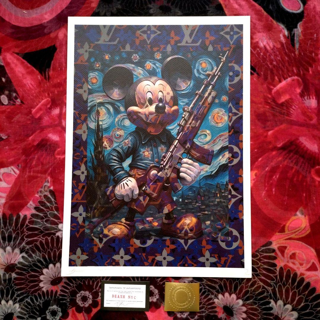 death nyc 世界限定100枚　ミッキーマウス　ディズマランド　ヴィトン