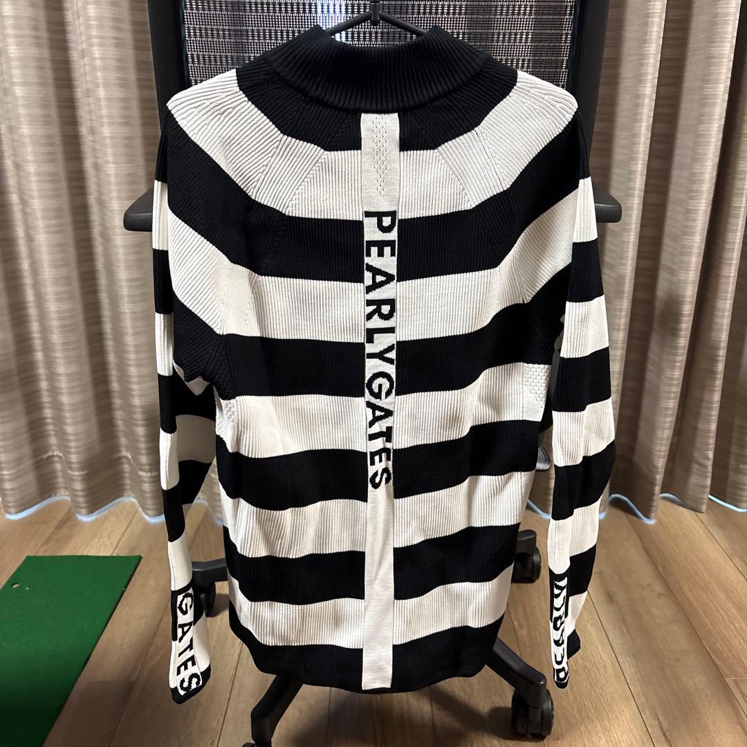 PEARLY GATES ストライプセーター