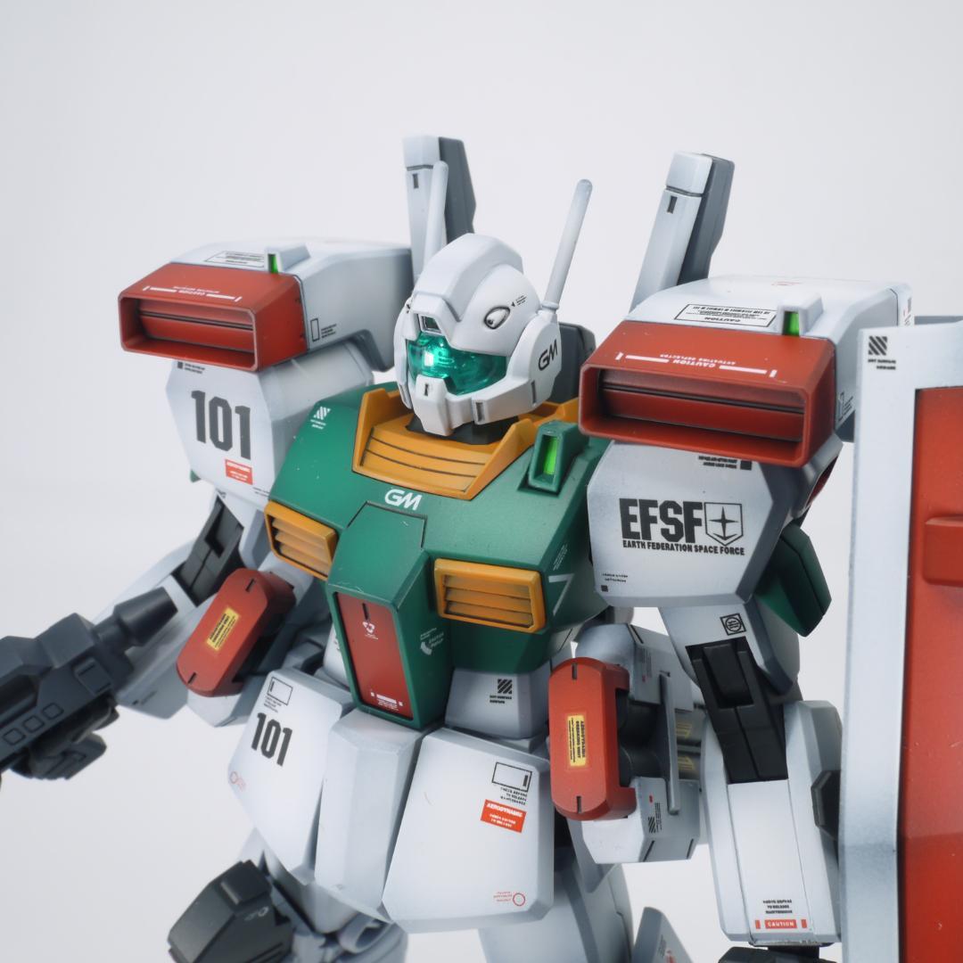 ガンプラ　HG ジムⅢ②　全塗装　完成品