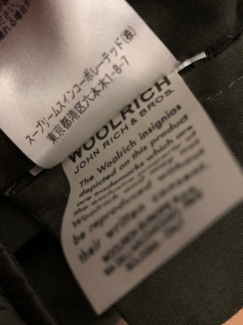 WOOLRICH ファー付きモッズコート Sサイズ