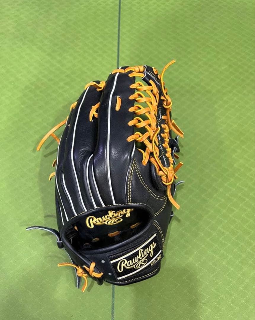 【美品】ローリングス限定軟式グローブ外野手用 HOH PRO EXCEL 13