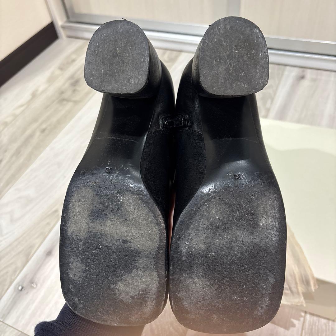 r*r様 TODAYFUL Square Short Boots ブラック38サ
