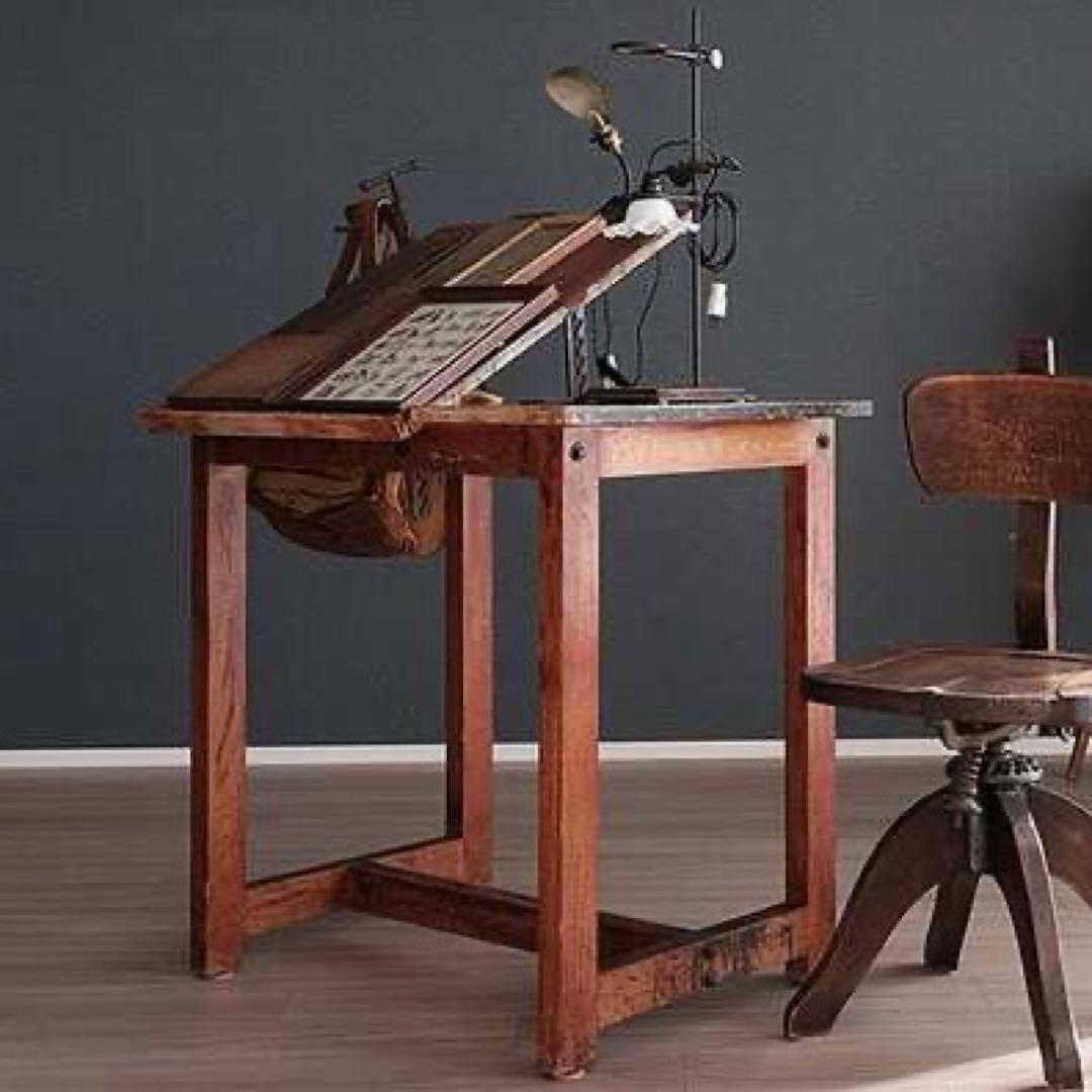 アメリカ製ヴィンテージ木製製図台 1960年代 店舗ディスプレイに最適