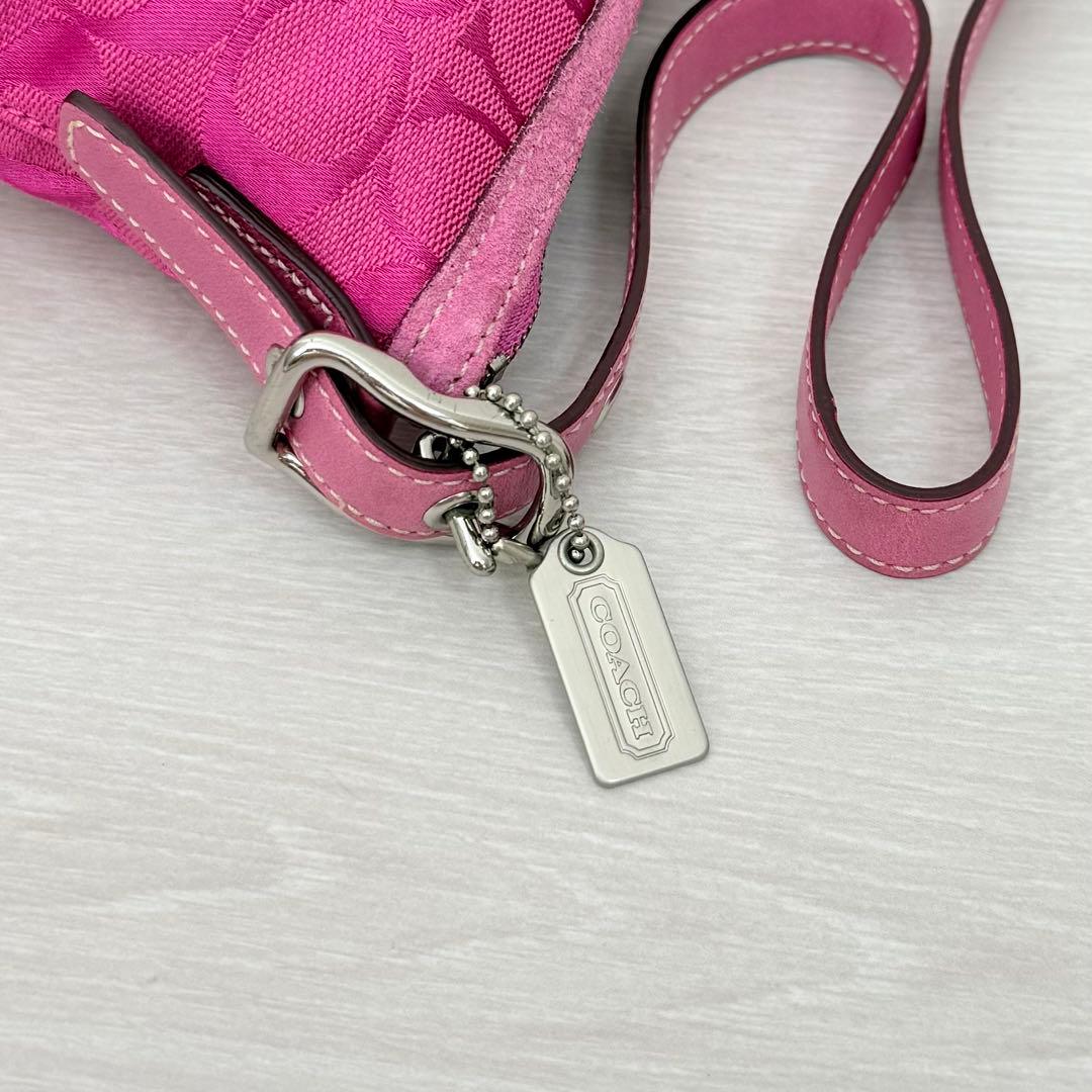 バッグ Vintage Coach mini Satchel Purse Pink