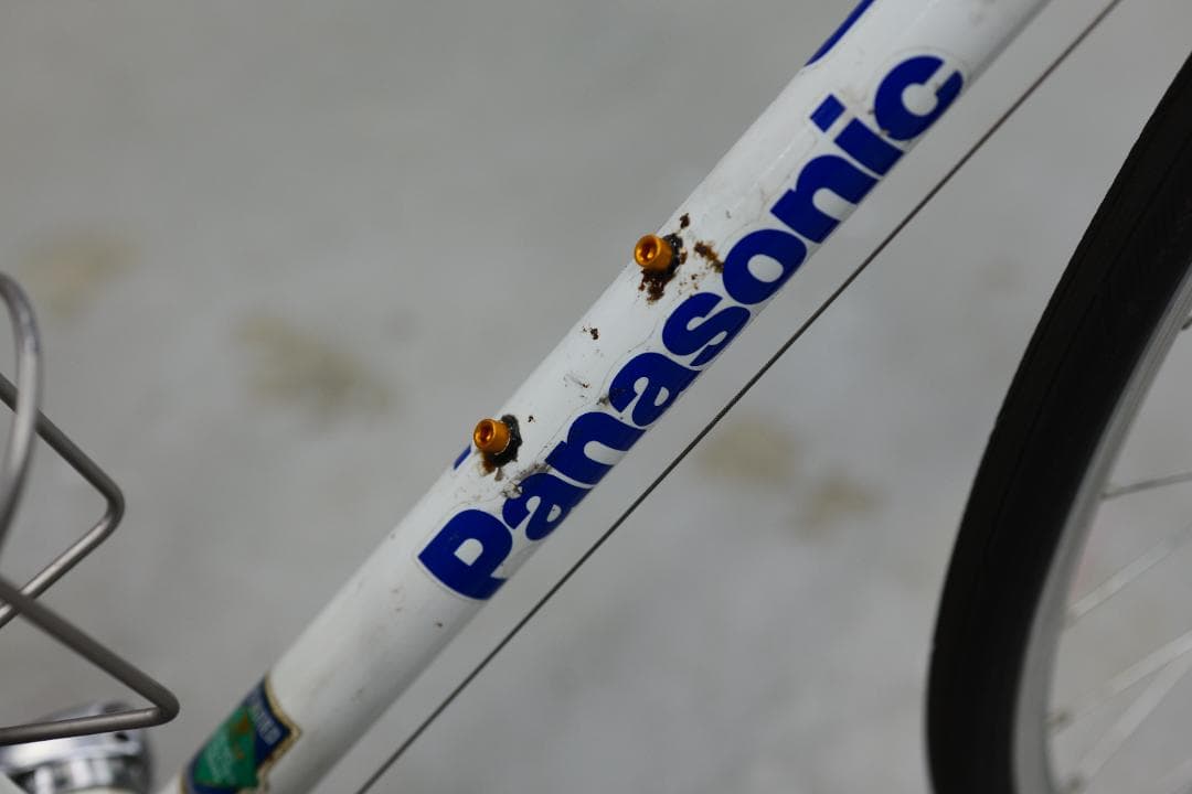 Panasonic クロモリ　フラットバーロードバイク　540mm