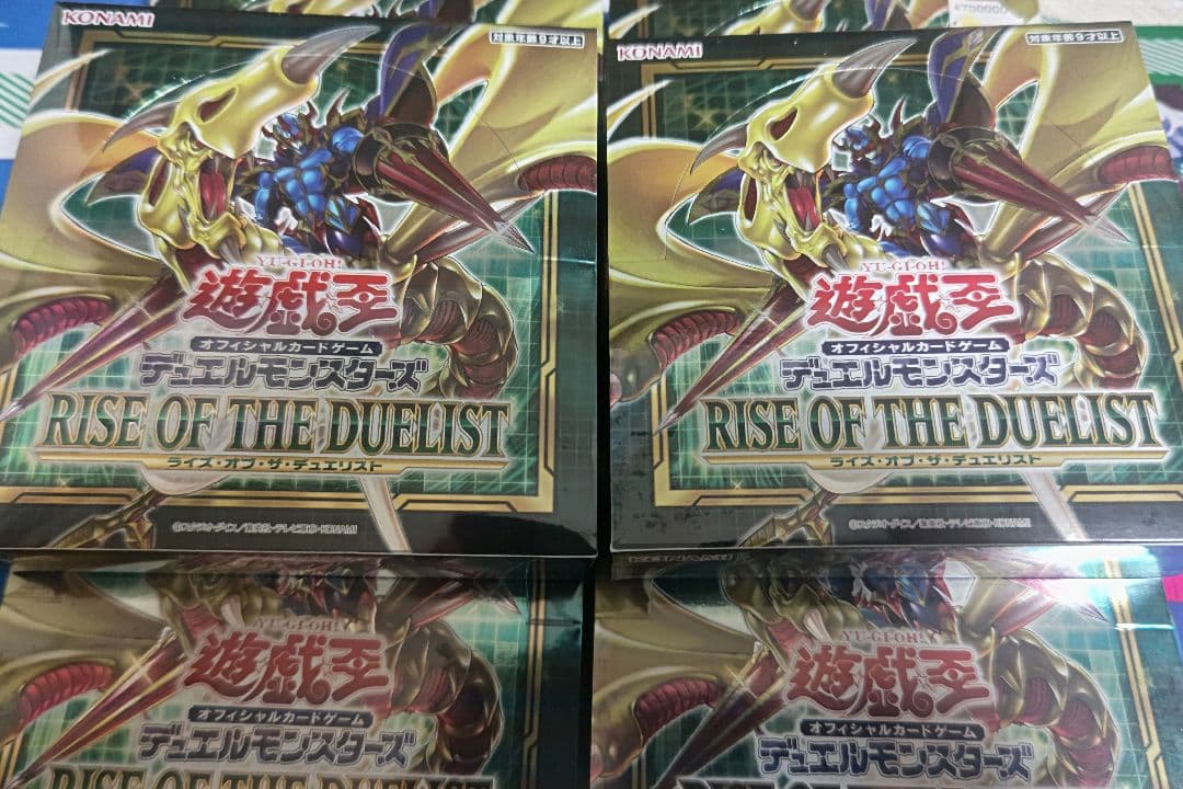 未開封シュリンク付き　6box　遊戯王 RISE OF THE DUELIST